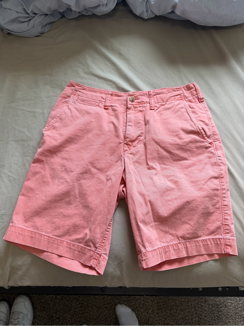 American Eagle Outfitters Coral Pink Cotton Shorts